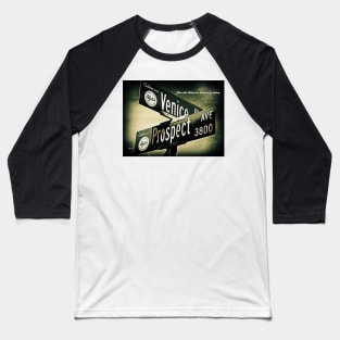 Venice Boulevard & Prospect Avenue, Culver City, California by Mistah Wilson Baseball T-Shirt